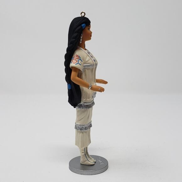 1996 Hallmark Native American Barbie #1 Handcrafted Keepsake Christmas Ornament - Picture 6 of 6